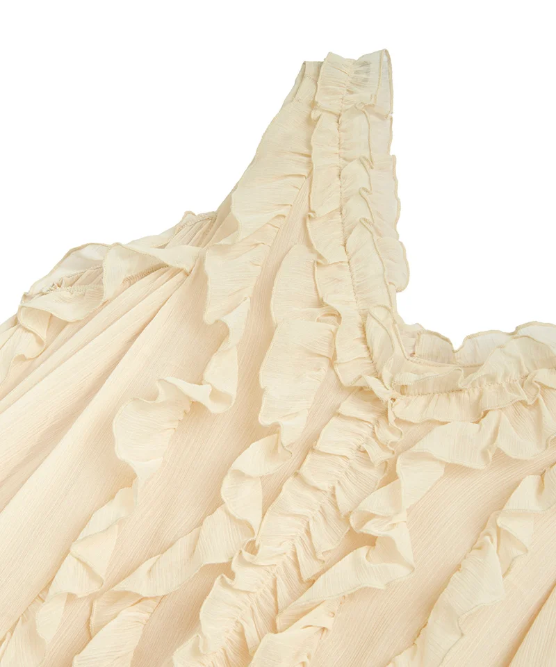 ابيكول Ruffled Cut-Out Blouse